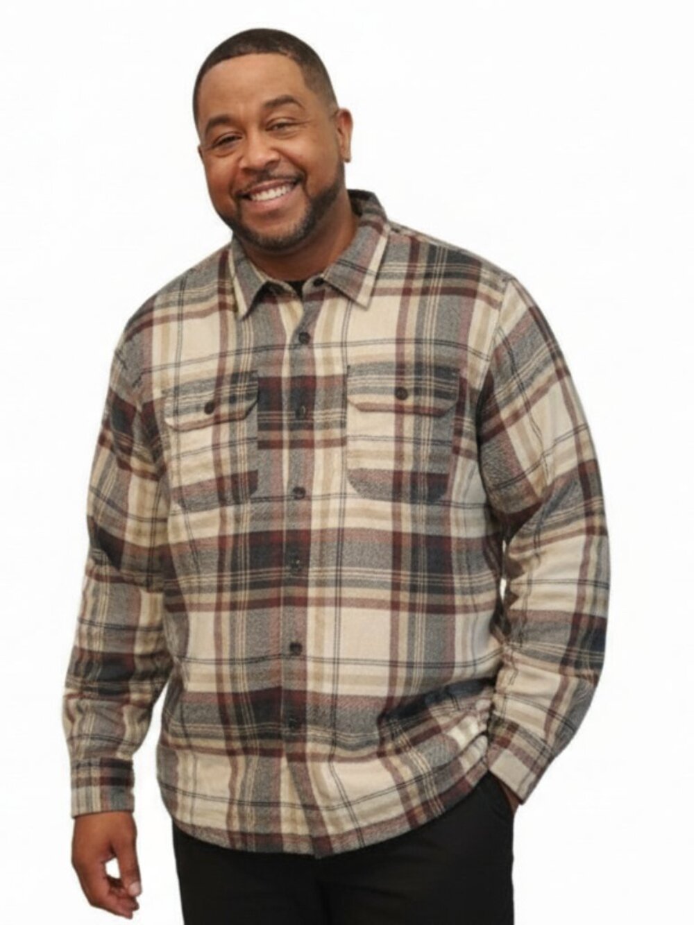 Wrangler Men's Plaid Flannel Shirt